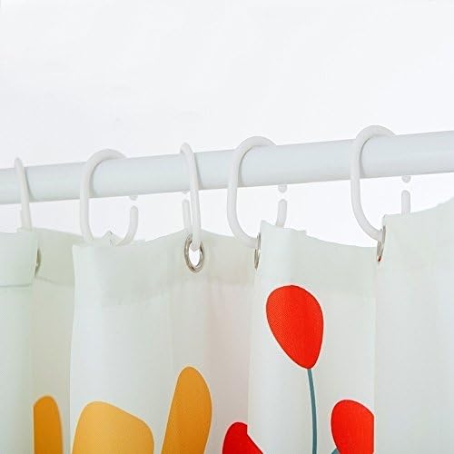 Black Cat Shower Curtains Cute Cat Looking at You, Cute Animals Bath Decor Curtains Sets with Hooks 71X71 Inches