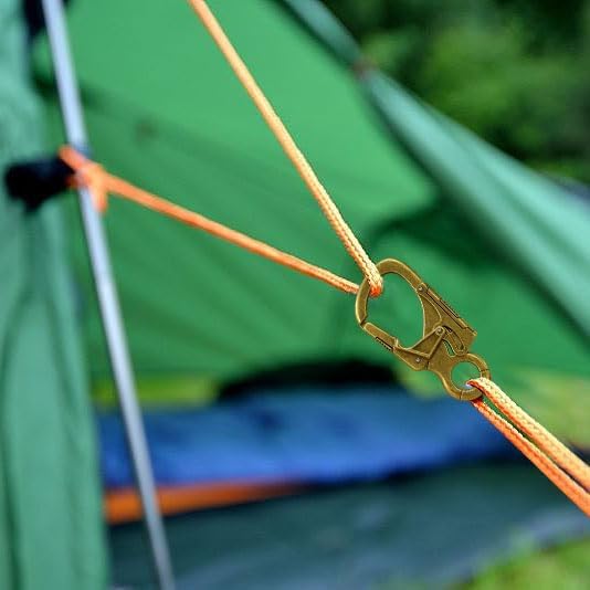 Ahiller Muscular Carabiner Hook,3.1" Alloy Thick Keychain Clip for Man, Outdoor Camping, Hiking Accessories, Key Ring