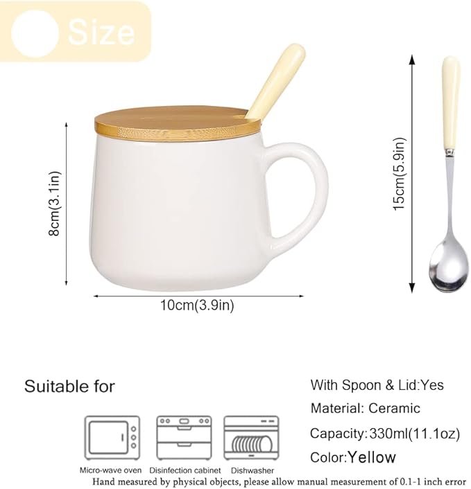 BigNoseDeer Hedgehog Mug Cute Mugs with 3D Hedgehog Inside Ceramic Coffee Mug with Spoon and Lid Mugs for milk,coffee and tea lovers Birthday Cute Gifts for Women 13.5oz