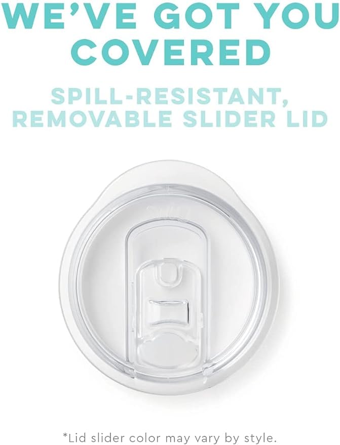 Swig Life 14oz Insulated Wine Tumbler with Lid | Discontinued Prints | Dishwasher Safe, Holds 2 Glasses, Stainless Steel Outdoor Wine Glass (Retro Rainbow)