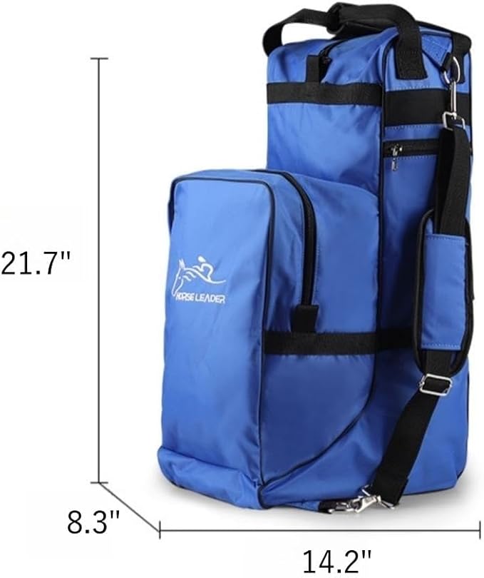 Tall Boot and Helmet Carrier - Waterproof 3 in 1 Equestrian Travel Bag for Horse Riding, Large Capacity, English Bag Carry All