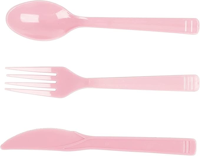 Sustainable Greetings Cat Birthday Party Supplies, Paper Plates, Napkins, Cups and Plastic Cutlery (Serves 24, 144 Pieces) - Cat Birthday Decorations - Kitten Party Decorations