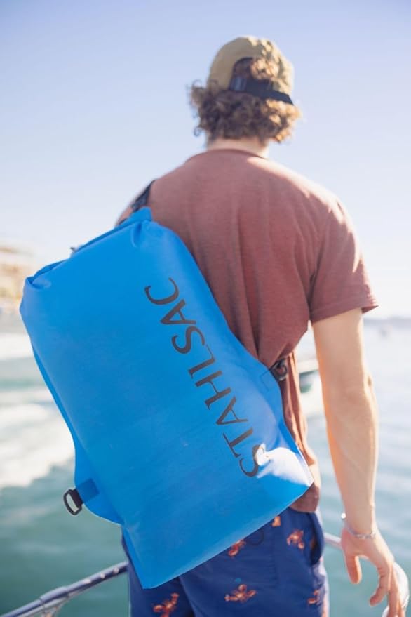 Stahlsac Abyss Drylite Dry Bag 25L in Dark Grey | Durable Waterproof Bag | Lightweight Dry Bag Backpack for Boating, Hiking, Kayaking, & Rafting | Tested for Enhanced Durability | Removable Straps