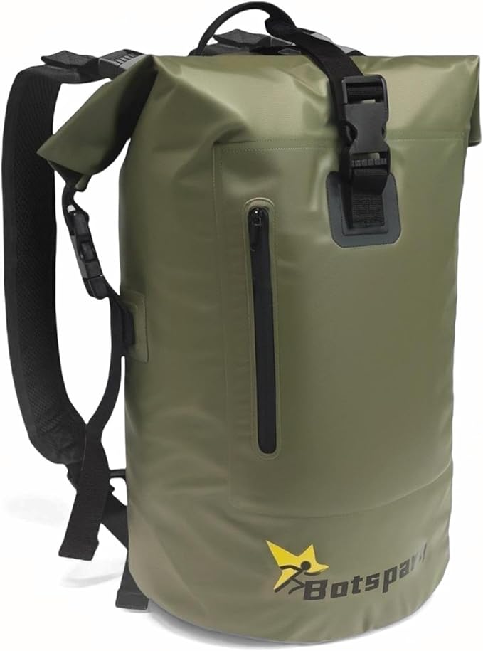 Waterproof Dry Bag Backpack - Lightweight Hiking Pack with Zippered Pocket for Camping, Kayaking, Travel, Hiking, Fishing, Outdoor Enthusiasts(35L)
