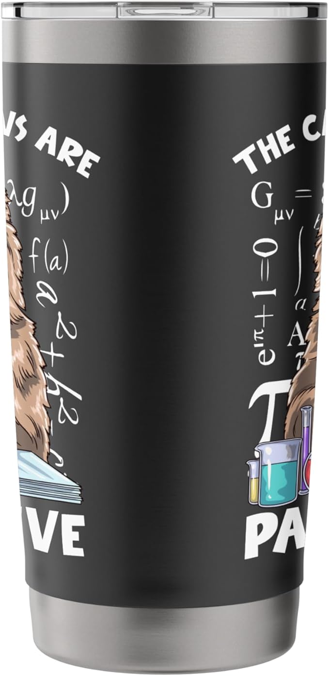 The Cation Ions are Pawsitive Chemistry Cat Stainless Steel Insulated Tumbler
