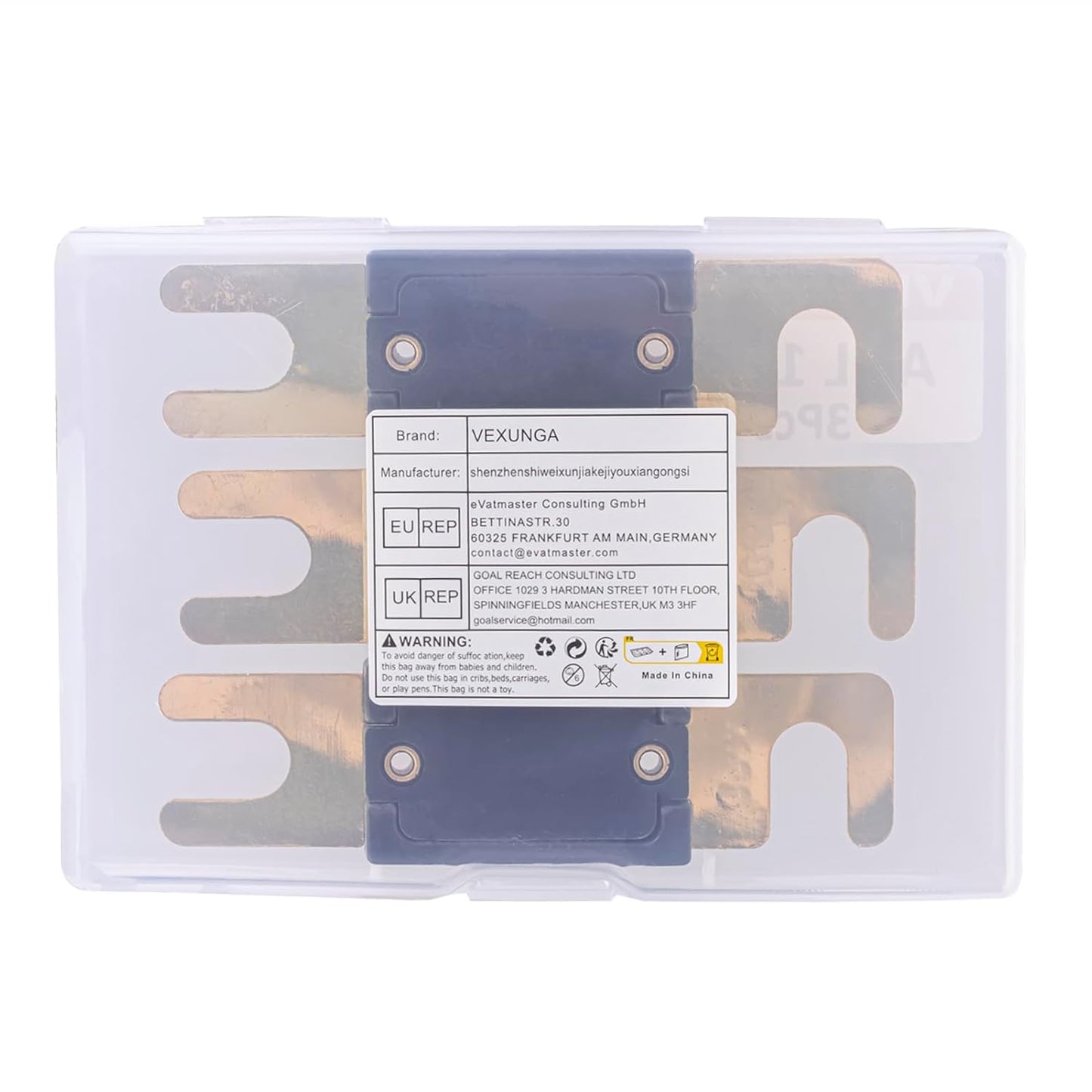 180A ANL Fuse 180 Amp Inline Blade Fuses 32V for Car Audio Inverter Automotive Stereo (Pack of 3 pcs)