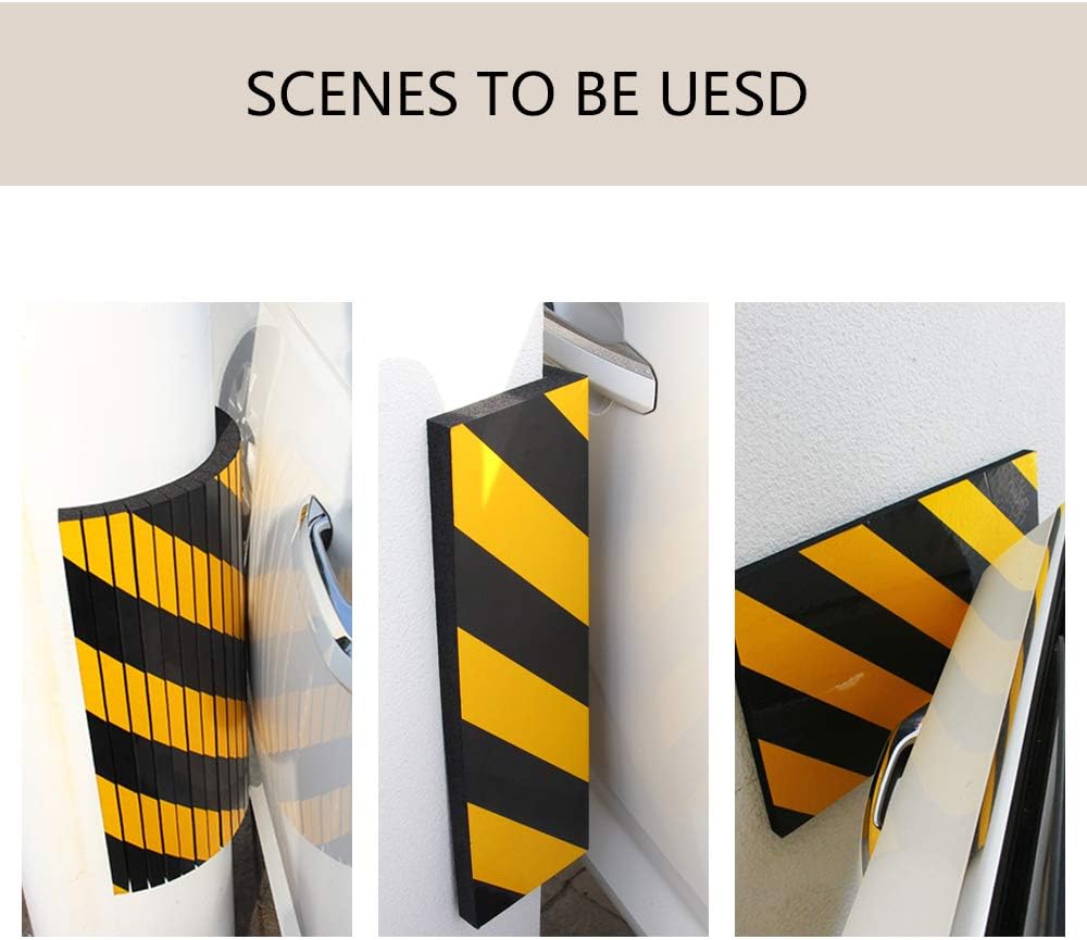 GUEQUITLEX Garage Wall Protector Foam Wall Corner Guard for Parking Garages - Wall Edge Protector Protect Your Car - Garage Wall - Wall Corner Edge and Bumpers Corner Guards
