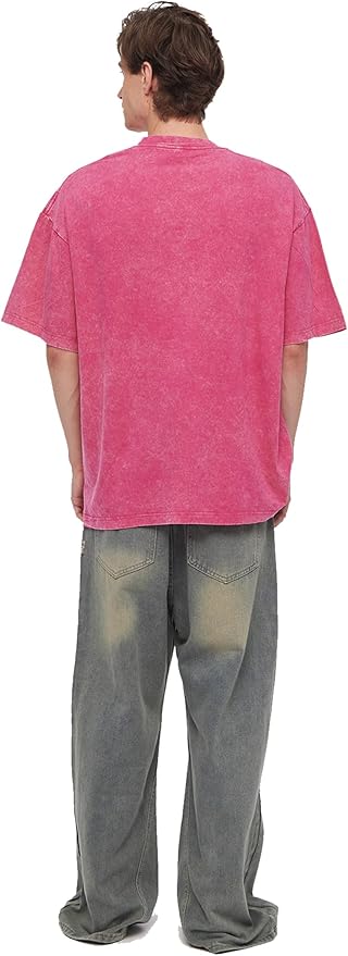 Y2K Oversized Graphic Tees for Women -Cowboy Cats Acid Washed Vintage Unisex Tee Short Sleeve Streetwear Tops