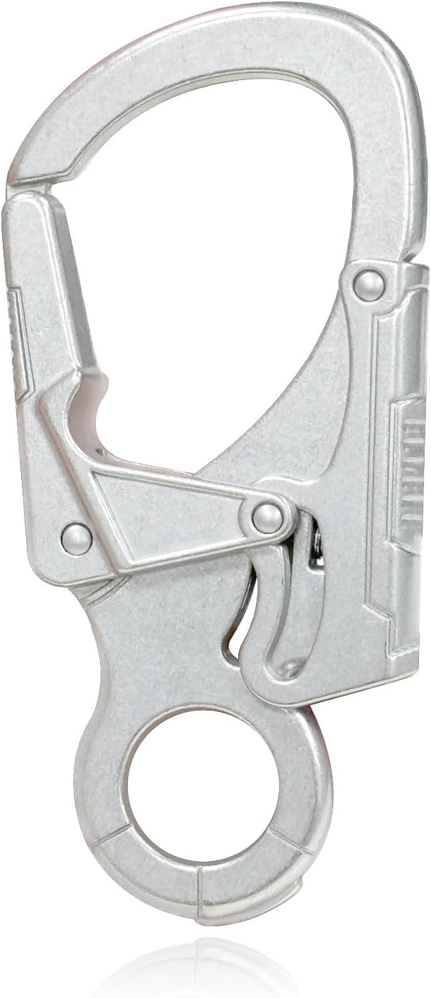 Ahiller Muscular Carabiner Hook,3.1" Alloy Thick Keychain Clip for Man, Outdoor Camping, Hiking Accessories, Key Ring