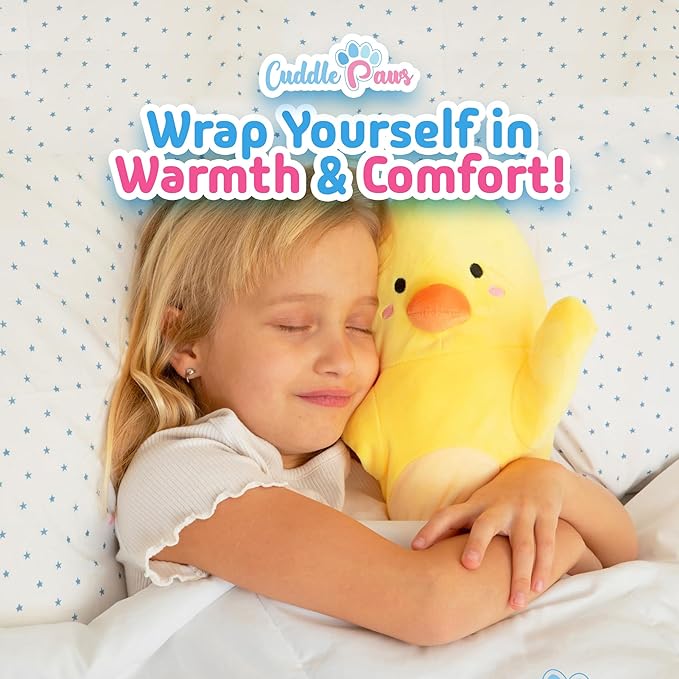 Stuffed Animal Duck Body Pillow – Soft Plush Toy & Throw Pillow for Kids, Large (47 Inches), Soft Plushies Stuff Gift for Girls