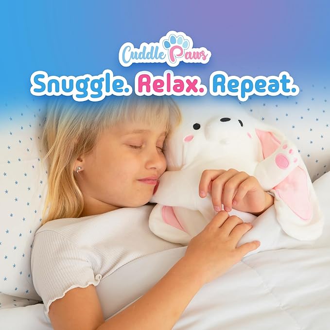 Stuffed Animal Big Bunny Body Pillow – Soft Plush Toy & Throw Pillow for Kids, Medium (35 Inches), Kawaii Stuff Gift for Girls