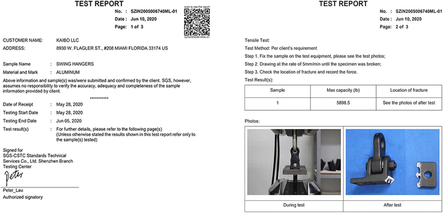 Heavy Duty Green Swing Hangers Screws Bolts Included Over 5000 lb Capacity Playground Porch Yoga Seat Trapeze Wooden Sets Indoor Outdoor (4 Pack)