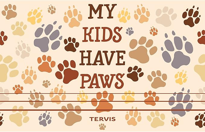 Tervis My Kids Have Paws Insulated Tumbler, 20oz, Stainless Steel