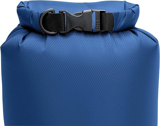 Wise Owl Outfitters Waterproof Dry Bag - Fully Submersible 1pk or 3pk Ultra Lightweight Airtight Waterproof Bags - 5L, 10L and 20L Sizes - Diamond Ripstop Roll Top Drybags