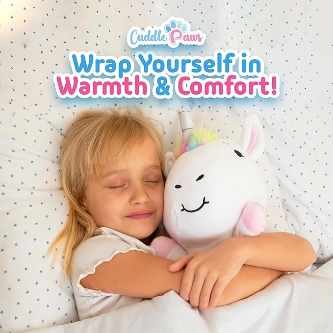 Stuffed Animal Unicorn Body Pillow – Soft Plush Toy & Throw Pillow for Kids, Large (47 Inches), Soft Plushies Stuff Gift for Girls/Boys