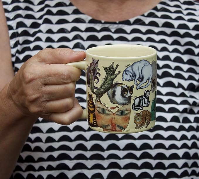 The Unemployed Philosophers Guild Artistic Cat Mug - Featuring Cats and Kittens from Famous Paintings Throughout Art History, Comes in a Fun Gift Box, 12 oz.
