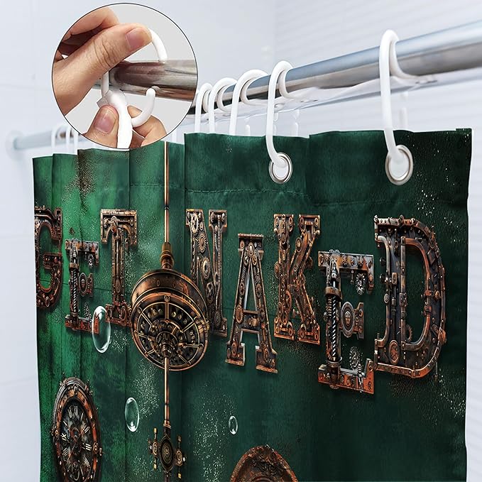 SVBright Funny Dachshund Shower Curtain 60Wx72L Inch Kids Cute Dog Puppy Bathing in Bathtub Vintage Animal Hilarious Cool Pet Boy 12 Pack Hooks Polyester Waterproof Fabric Bathroom Bathtub Panels