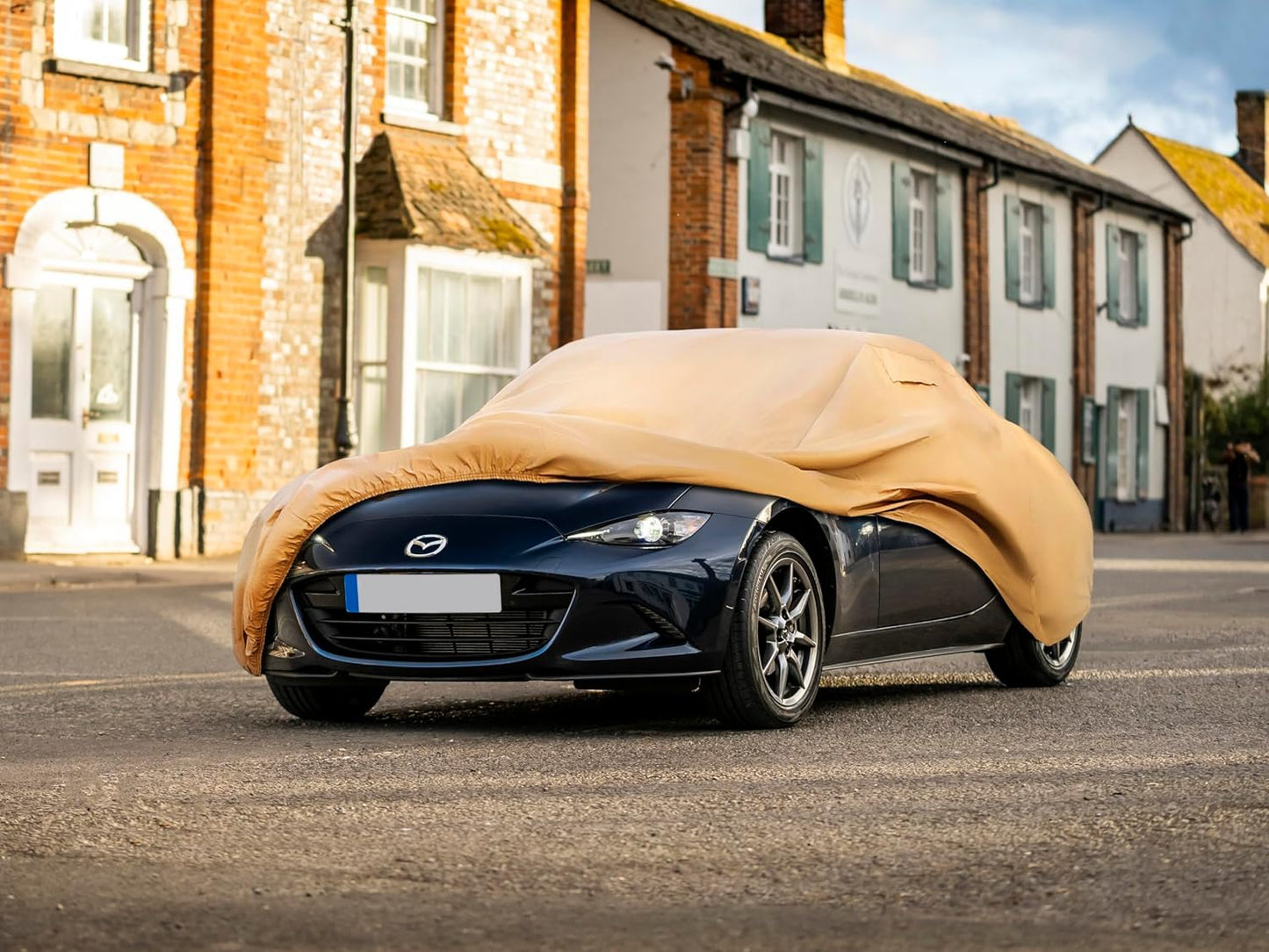 Heavy Duty Outdoor Car Cover Custom Fit for Mazda MX-5,Windproof All Weather Waterproof Sun Rain UV Dust Snow Protection Outdoor Car Covers