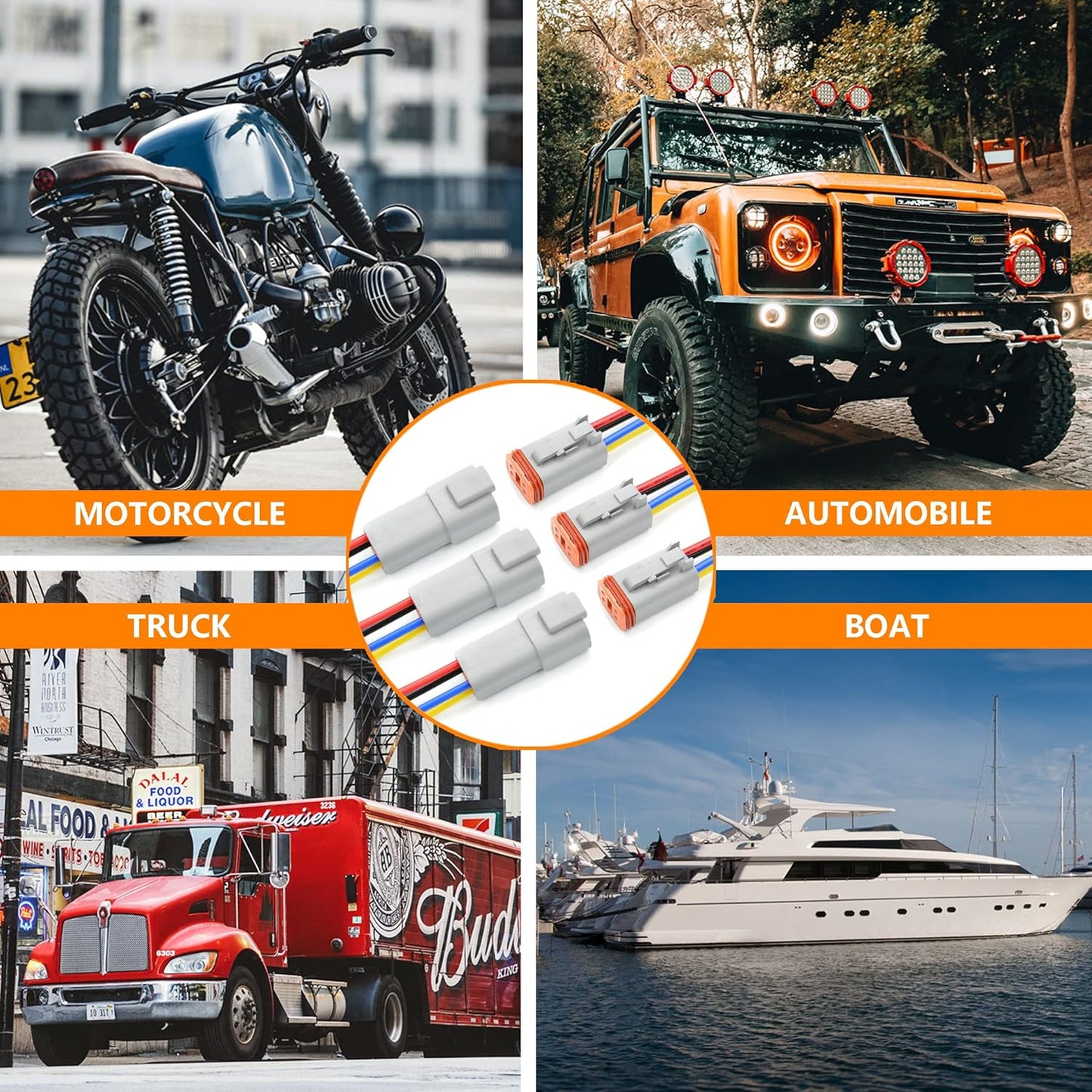 DT Kit for Car Motorcycle Boat (4PIN 4SET)