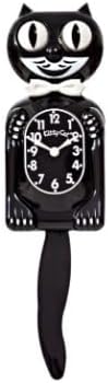 Small Kitty-Cat Klock Classic Black (Includes Battery)
