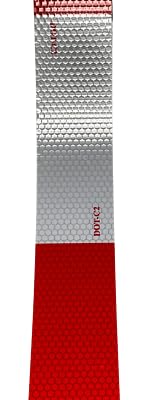 2" x150' roll DOT-C2 Premium Reflective Safety Conspicuity Tape Truck Trailer Boat Horse Trailer Diamond Grade Pattern 7 YR Average Life Waterproof, Strong Adhesive! Glass Bead PC METALIZED Material.