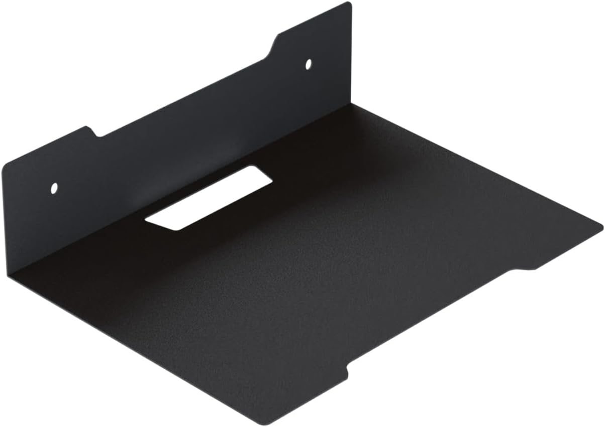 Floating Metal Wall Mount Shelf,Shelf for Projector,TV Cable Box,Router,Speaker,Sound Bar,Camera,Gaming,Decor Display (1, Medium)
