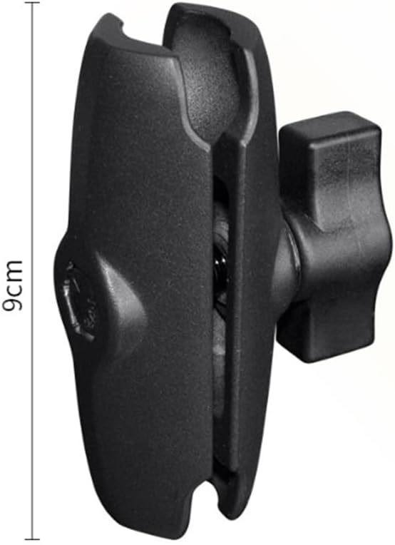 Strg Phone Mount with B Size 1" Ball Diamond Base and Double Socket Arm, Universal Phone Holder Compatible with All Phones Car Vehicle Motorcycle Bike and More Device