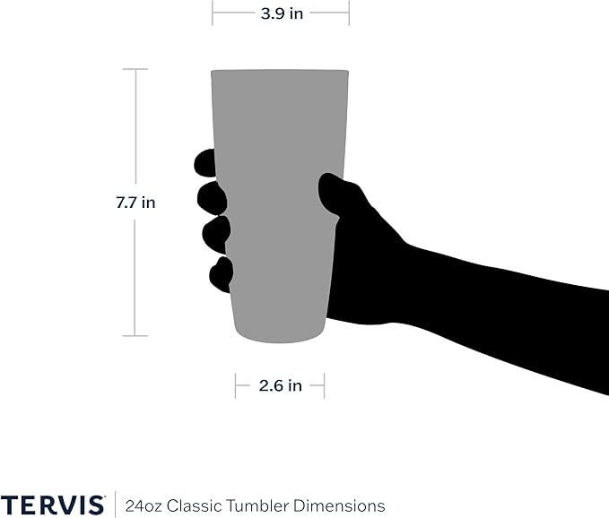 Tervis My Kids Have Paws Tumbler with Wrap and Brown Lid 24oz, Clear