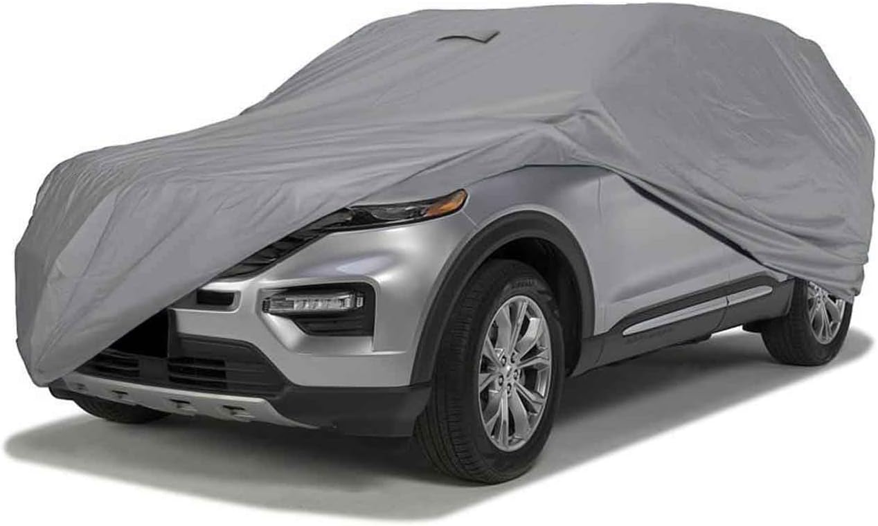 Supreme Semi Custom Fit Full Car Cover for 2021-2025 Chevrolet Tahoe SUV 4-Door | All-Weather Protection: Waterproof, Dustproof, Windproof, UV-Resistant | Includes Accessories