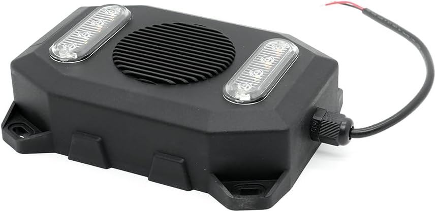 102dB Reversing Backup Alarm & Light Warning System – 12-24V Beep Sound Safety Alert for Vehicles