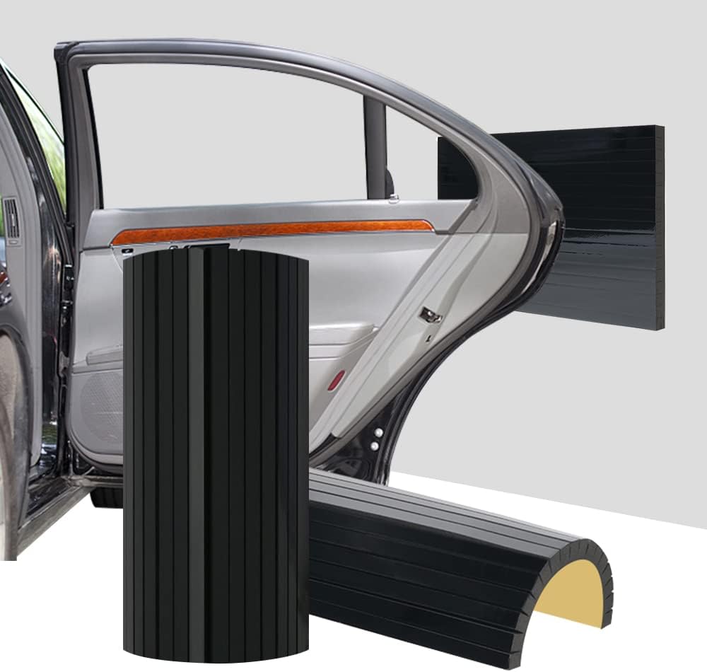 GUEQUITLEX Garage Wall Guards Foam Car Door Protector Wall Bumper Guard for Parking Garages - Garage Wall Guards -Wall Edge Protector Protect Your Car - Wall Corner Edge Bumpers (2 Pack, Column)