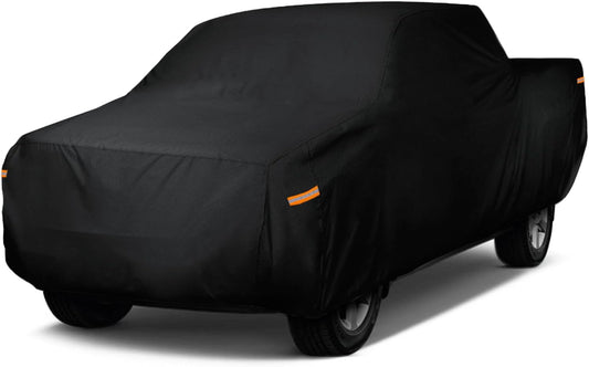 EzyShade 10-Layer Truck Cover Waterproof All Weather. See Vehicle Size-Chart for Accurate Fit. Outdoor Pickup Truck Covers - Gladiator Dakota Frontier. Sun Snow Rain. Black, Size T2 (See SizeChart)