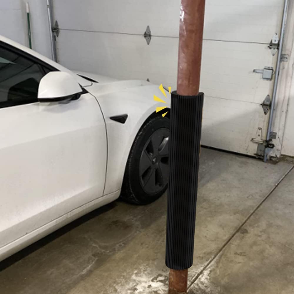GUEQUITLEX Garage Wall Guards Foam Car Door Protector Wall Bumper Guard for Parking Garages - Garage Wall Guards -Wall Edge Protector Protect Your Car - Wall Corner Edge Bumpers (4 Pack, Column)