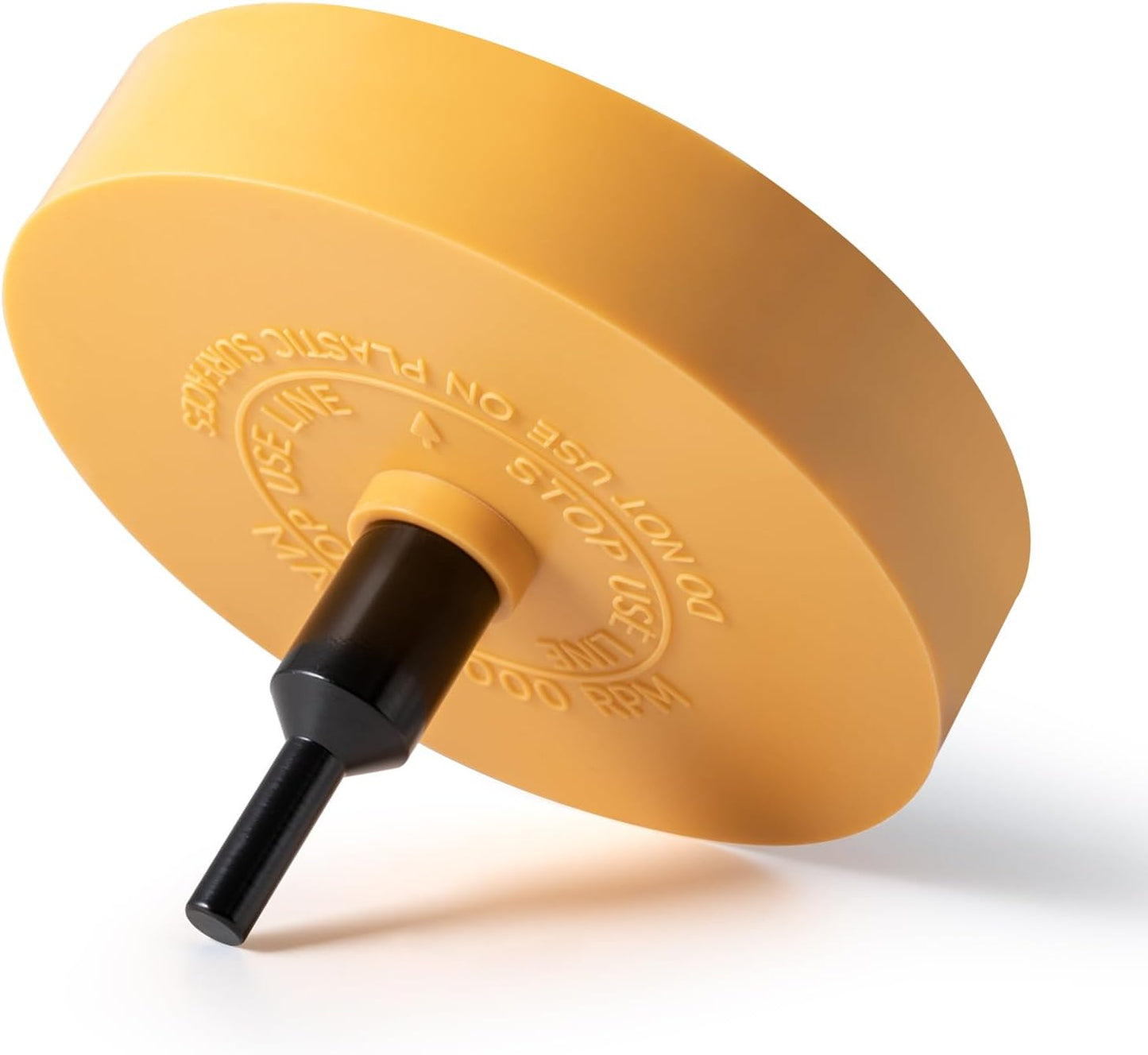 FOSHIO 2 Pack Decal Remover Eraser Wheel with Adapter 4 inch Rubber Eraser Wheel for Drill Removes Car Decal Vinyl Tape Graphics Pinstripe Sticker Adhesive Remover (2 Pack Solid)