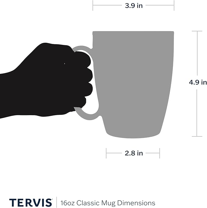 Tervis Dog Sayings Made in USA Double Walled Insulated Tumbler Travel Cup Keeps Drinks Cold & Hot, 16oz Mug, Classic