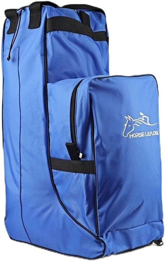 Tall Boot and Helmet Carrier - Waterproof 3 in 1 Equestrian Travel Bag for Horse Riding, Large Capacity, English Bag Carry All