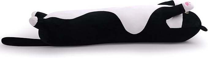 43.2in Long Plush Cat Toy Pillow Stuffed Animal Cat Kids Plush Toy Pillow for Kids and Girls Toy Doll(110cm/43.2in)