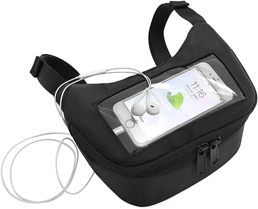 Handlebar Bag Storage Bag Compatible with ADV 350 XMAX 300 Xmax 125 TMAX GTS GTV LX 50 125 250 300 750 350 Sprint Scooter Waterproof phone bag