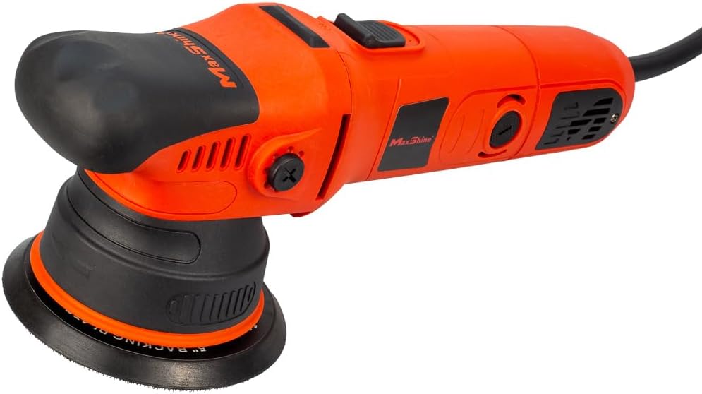 Maxshine 3 Pieces M8S V2 Dual Action Polisher &16oz Compound/Polish Car Detailing Kit - 1000W, 8mm Throw, 5” Plate, Thread 5/16”-24 - Powerful Auto Detailing Tool for Paint Protection (M8S V2 Kit 2)