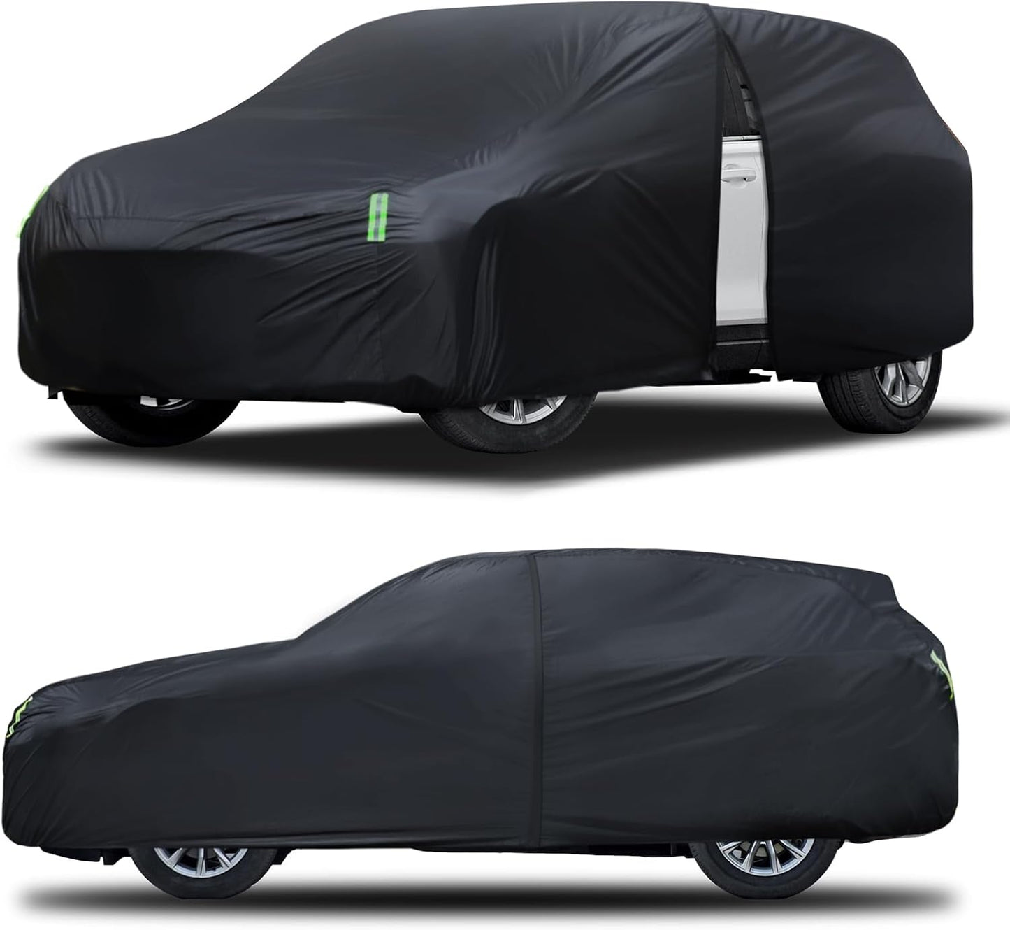 SUV Car Cover Waterproof All Weather for Automobiles, Size S1 Universal Fit for Buick Encore, Chevrolet Trax, Ford Escape, Jeep Compass, Kia Sportage, Nissan Kicks, Subaru Forester etc.(UP To 181inch)