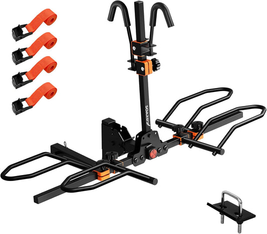 Platform 2 EBike Rack for Car Hitch Bike Rack for SUV RV Trucks Carrier Bicycle Car Racks 2-inch Receiver (Ebike Rack)