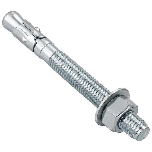1/4x2-1/4" 30Pcs Inch Standard Fasteners for Heavy-Duty Zinc Wedge Anchors for Cement and Concrete