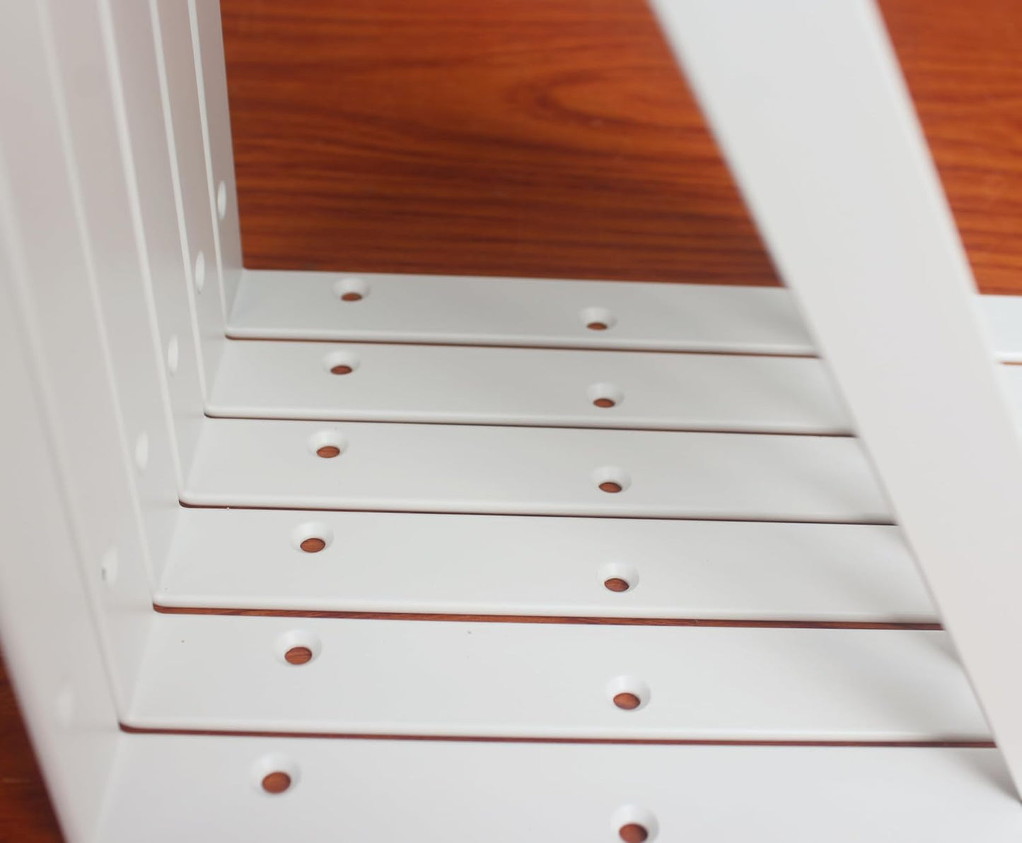 12 Pack L16 x H 10" White Heavy Duty Shelf Brackets with Screws Metal Shelf Brackets Shelf Support Angle Brackets for Shelves L Brackets Heavy Duty Floating Shelf