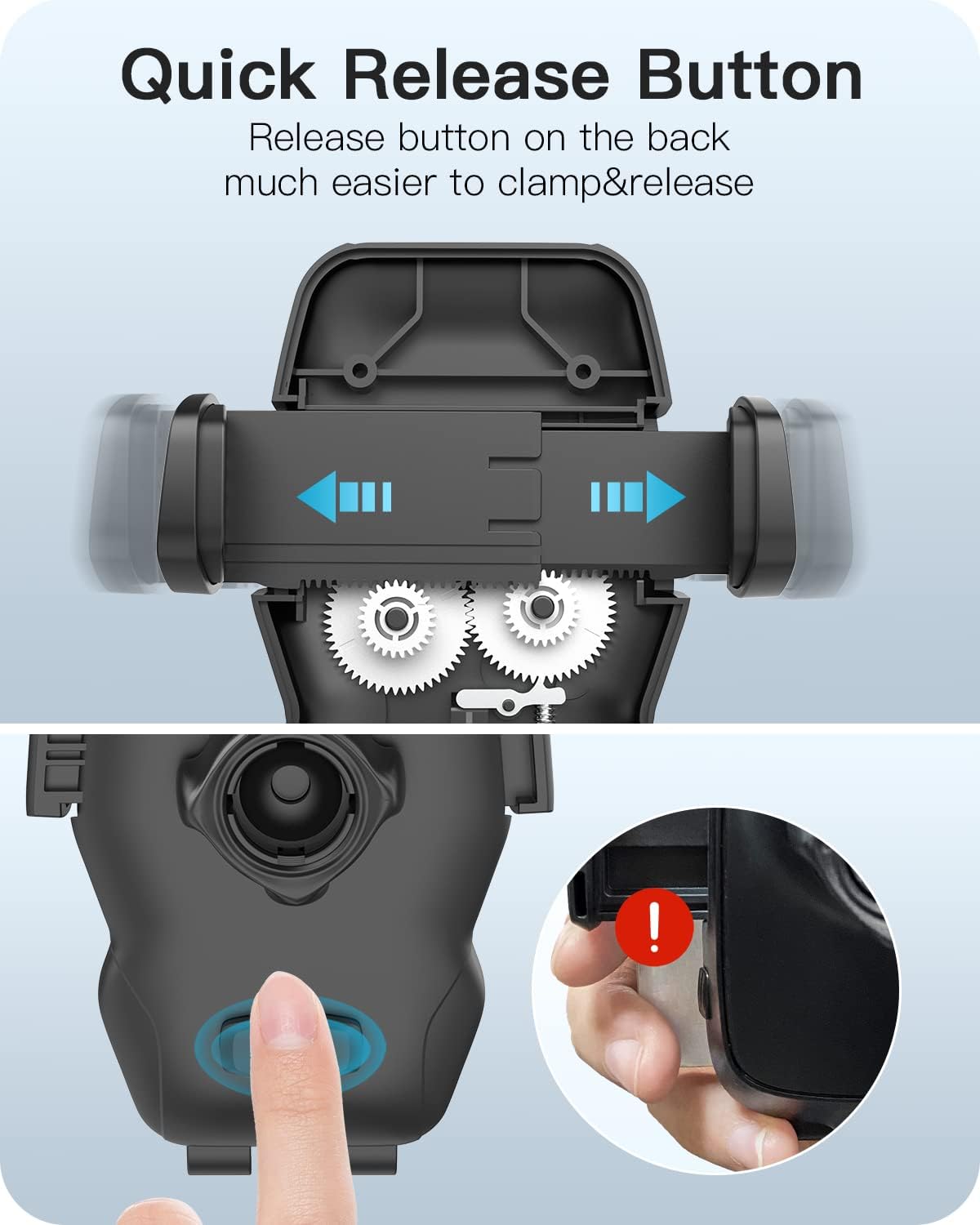 APPS2Car Phone Holder for Car Windshield/Dashboard/Window, Cell Phone Mount for Car Truck, Compatible with iPhone, Samsung, Google, LG and More