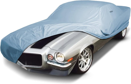 iCarCover Premium Car Cover for 1967-1973 Chevy Camaro Z28, SS Heavy Duty Waterproof All Weather Automobiles Custom Fit Indoor Outdoor UV Snow Protection Covers with Straps and Bag