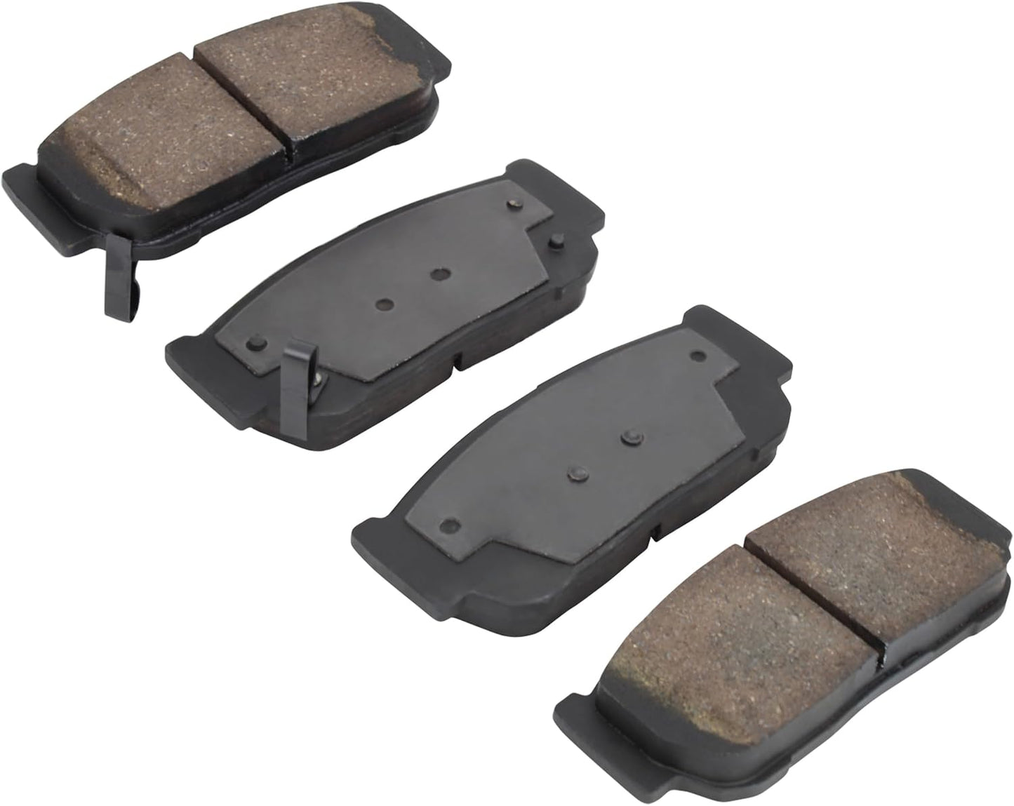 Premium Ceramic Rear Brake Pads (1001-0954AC) Compatible with Kia Sedona 2006-2006