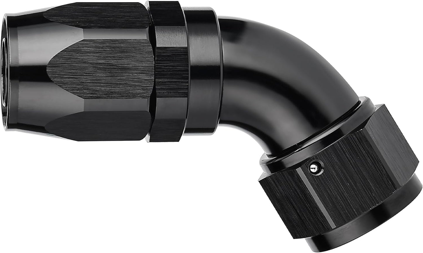 EVIL ENERGY 12AN 60 Degree One Piece Full Flow Hose End Fitting Swivel For CPE Braided Hose