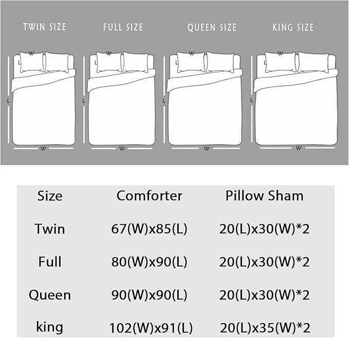 White Brown Horses Comforter Set Queen Size,Watercolor Painting Autumn Leaves Bedding Set for Kids and Adults Bedroom Horse Decor,Natural Scenery Aesthetics Comforter Set with 2 Pillowcases.