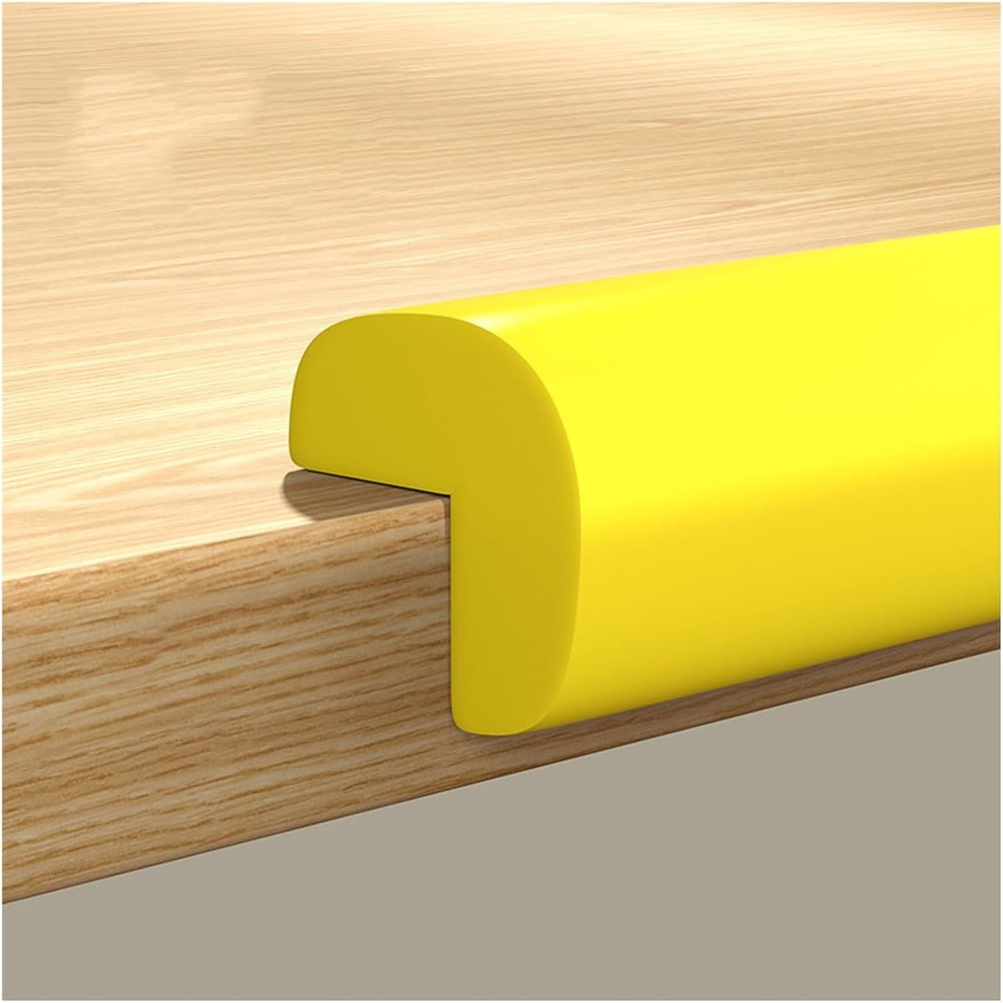 XPLKQXE Sharp Edge Safety Corner Edge Foam Padding, Edge Guards Bumpers Adhesive, Edge Corner Protector Guards for Table Edges & Sharp Corners(Yellow,10pcs)