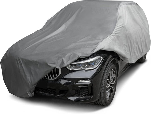XCAR Ultra Light Waterproof SUV Car Cover for Automobiles All Weather Protection, Windproof & Breathable, Fits Cars Up to 206"